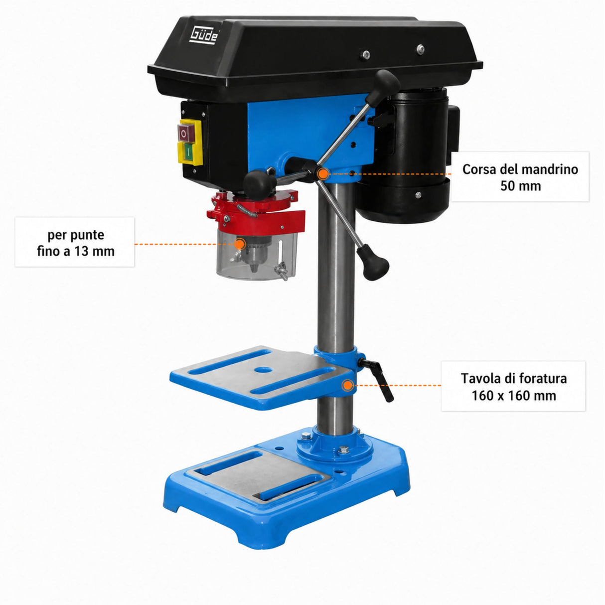 Trapano a colonna Guede GTB 13/355