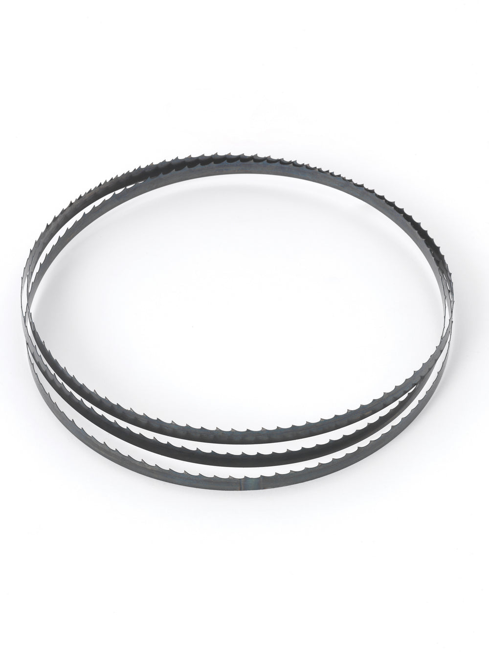 Confezione da tre lame Record Power con larghezze differenziate da 1/4", 3/8" e 1/2", dedicate alla sega a nastro BS250 per uso falegnameria.