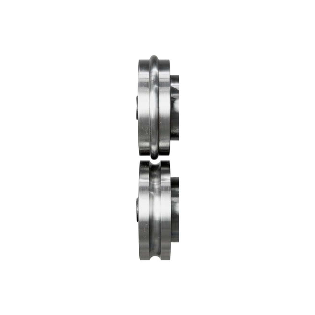 Rulli speciali Typ A2 con profilo da 5/16" installati su MSM 300 C per realizzare cordonature precise su lamiera.