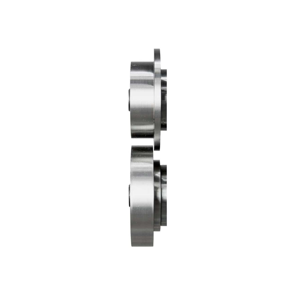 Rulli speciali Typ A7 con profilo flangia 3/8" installati su MSM 300 C per realizzare bordature rialzate precise su lamiera.