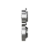 Rulli speciali Typ A7 con profilo flangia 3/8" installati su MSM 300 C per realizzare bordature rialzate precise su lamiera.