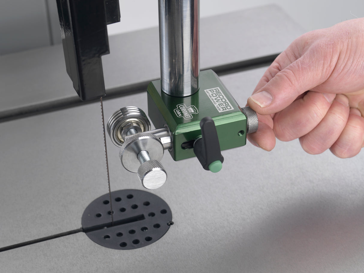 Accessorio per macchina utensile Record Power Sistema guida Cobra per taglio fine BS300E e BS350S