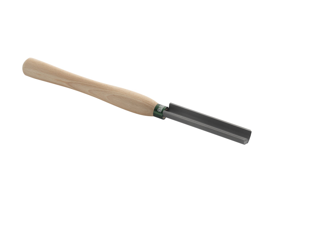 Sgorbia 25mm Record Power ProComfort con lama in HSS e impugnatura ergonomica, ideale per rimuovere rapidamente materiale durante la sgrossatura tra le punte.