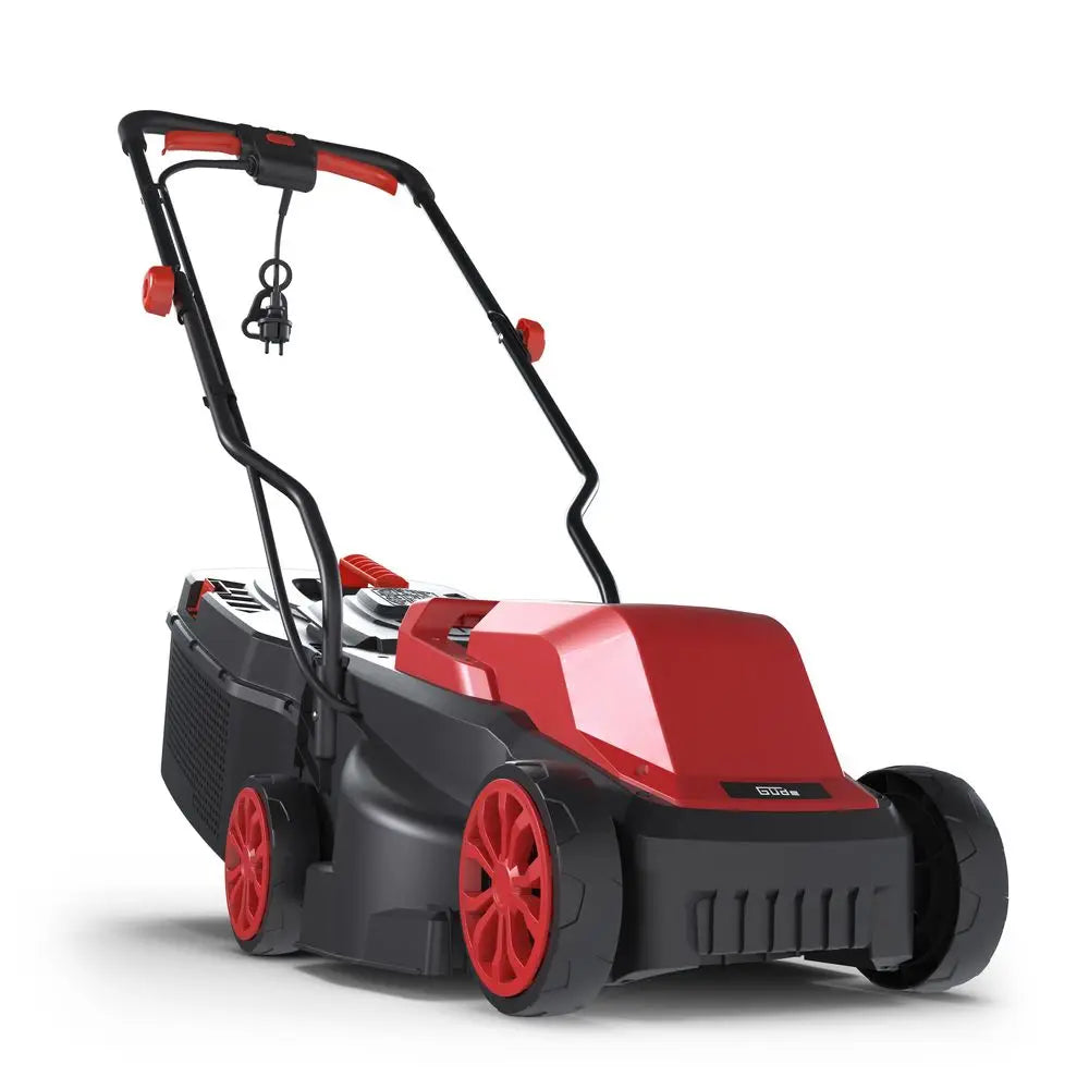 Güde 320/1300 – Tosaerba elettrico compatto da 1300 W con larghezza di taglio 32 cm, regolazione a 3 altezze e cesto di raccolta da 30 litri, ideale per giardini domestici.