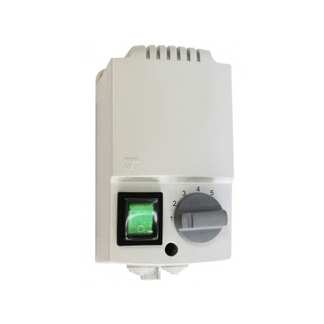 Trasformatore di controllo della velocità di rotazione HC 5,0A, ideale per regolare in modo preciso la velocità dei ventilatori e motori elettrici fino a 5 ampere, assicurando prestazioni ottimali e un'efficiente gestione dell'energia.