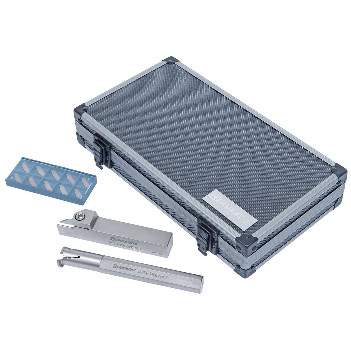 Utensile da tornio per scanalatura (interno / esterno), con placchette amovibili HM, 20 mm, 2 pezzi