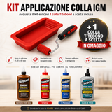 Kit rullo in silicone con vaschetta e colla per legno Titebond, Krollit distributore ufficiale