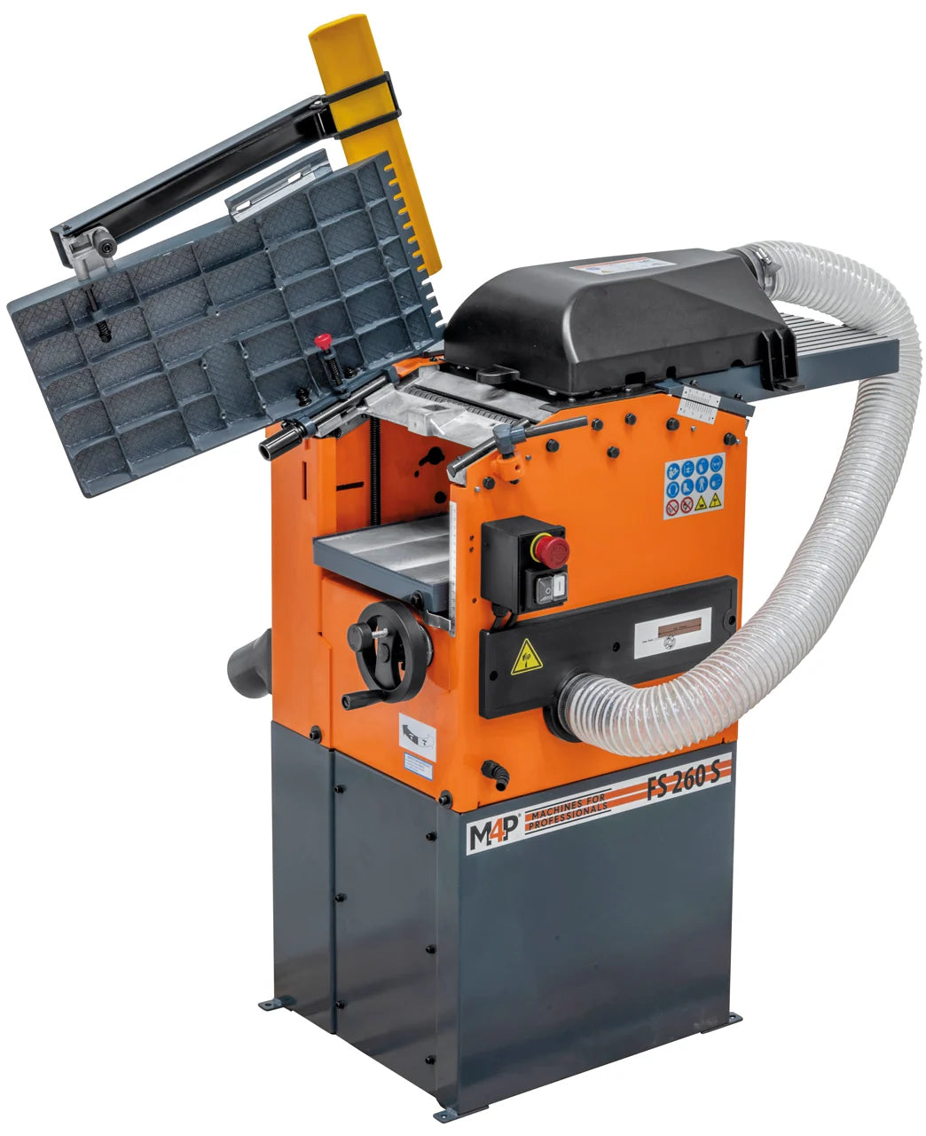Pialla M4P FS 260 S con piani a filo sollevati per la lavorazione a spessore