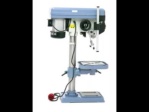 Trapano da banco Bernardo BM 20 Vario / 230 V con velocità Vario e laser – foratura Ø 20 mm, cono MT 2, velocità continua 400-1.950 rpm, display digitale velocità+corsa, motore 0,75 kW 230V, peso 57 kg