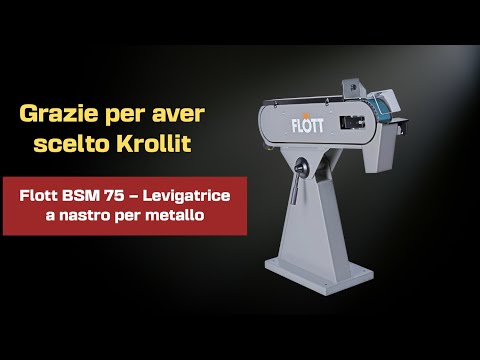 Flott BSM 75 – Levigatrice a nastro professionali 2000x75 mm