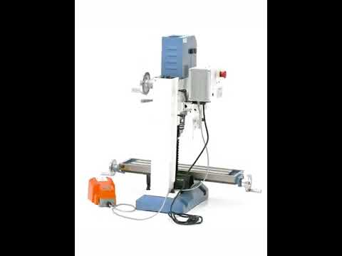 Trapano-fresatrice Bernardo BF 28 BDC 230 V con indicatori digitali velocità e corsa