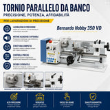 Torno para metal Bernardo Hobby 350 VD